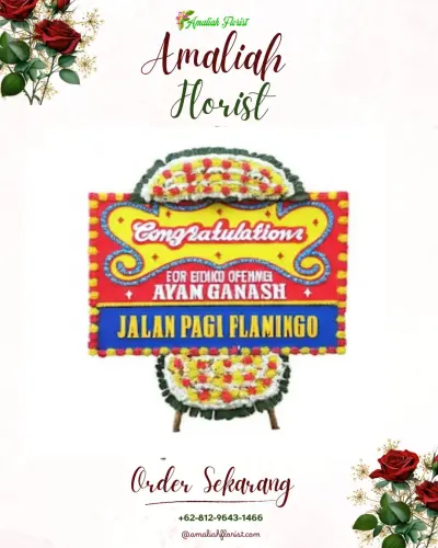Bunga Papan Congratulation di Bintara